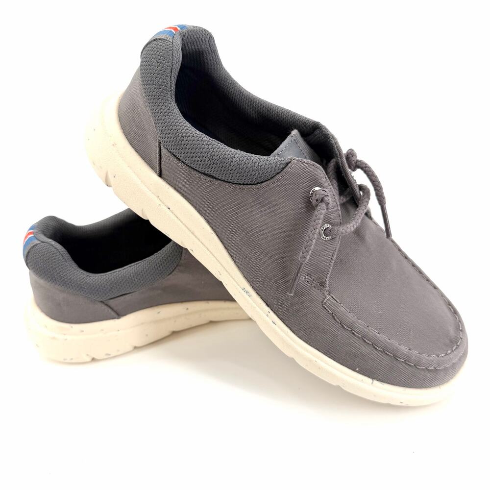 Sperry Grey Canvas Boat Shoe Women’s Size 9 NWOT Comfort Travel Lightweight NWOT